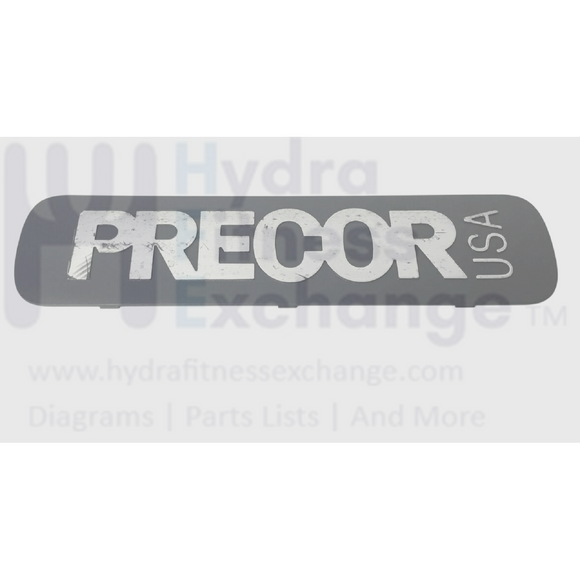Precor HR A927 AA94 AACY A927 Elliptical Stair Arm Logo Plate PPP000000039920102-hydrafitnessparts