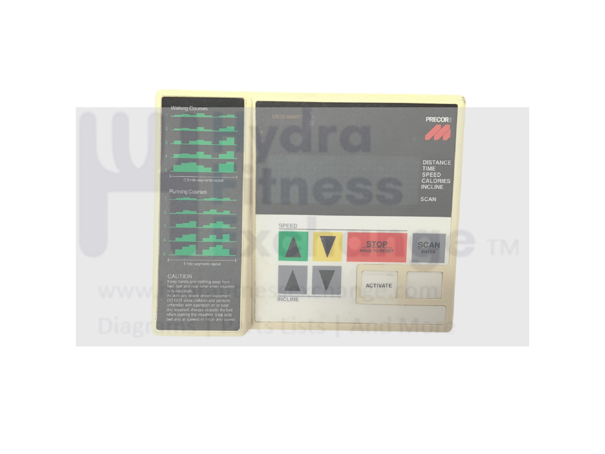 Console D'affichage Precor PHTCTA153610EN-102 – Pour Pièces (non Testée)