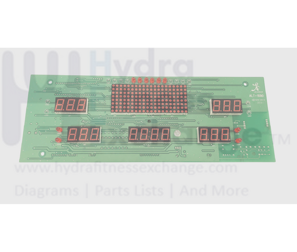 Precor M9.2x A959 ADED Treadmill Display Console Electronic Board MFR- ALT-1690 & PPP0000AT150002404-hydrafitnessparts