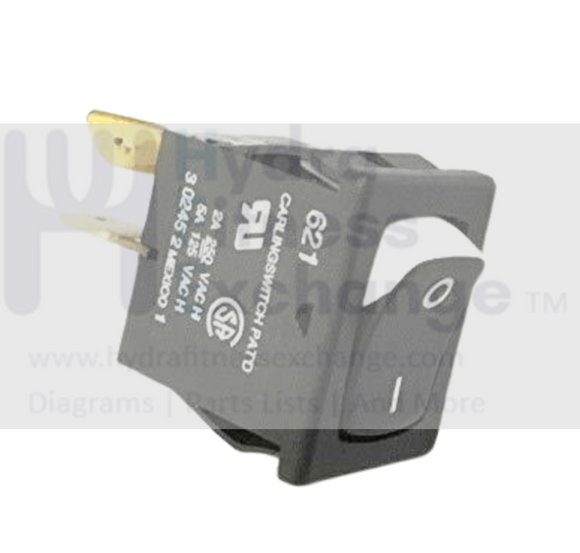 Precor Recumbent Bike Power Supply On Off Mini Rocker Switch 11469-101-hydrafitnessparts