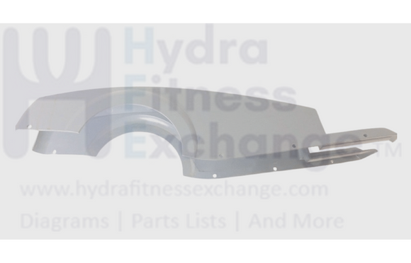 Precor Recumbent Bike Stone Gray Top Cover PPP000000045511102-hydrafitnessparts