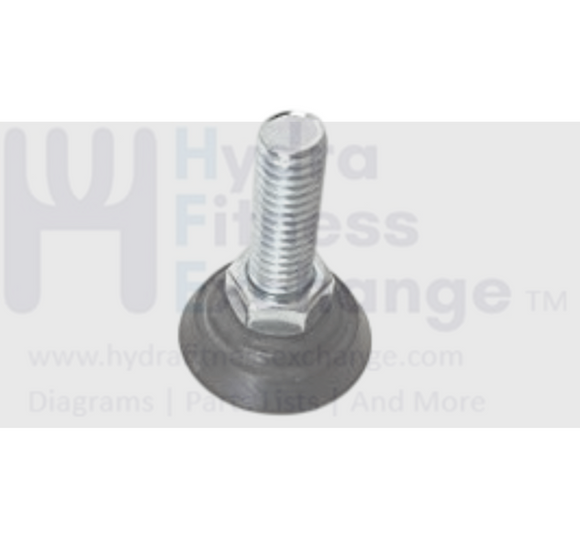 Precor S3.21 Home Gym Leveling Foot Leveler 44883-101-hydrafitnessparts