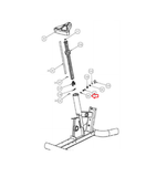 Precor Stationary Bike Seat Post Adjustment Pin Pad 45525-101-hydrafitnessparts