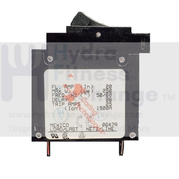 Precor Treadmill Circuit Breaker & Relay Power On Off Switch PPP000000011462143 & 11462-143-hydrafitnessparts