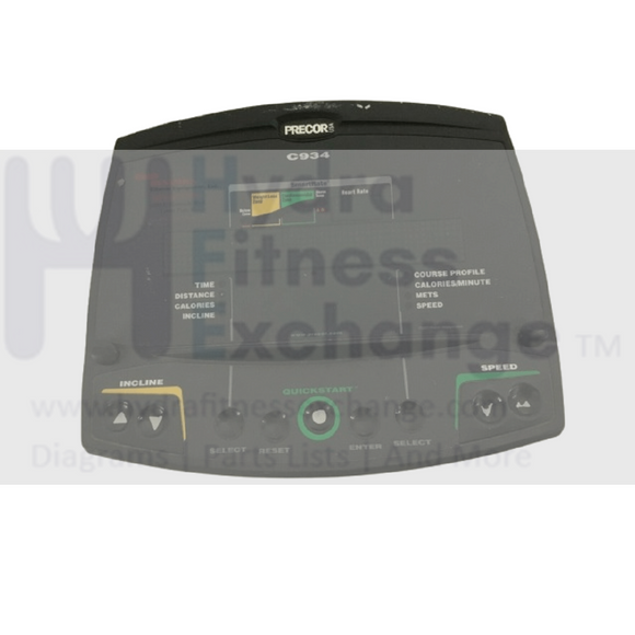 Precor Treadmill Display Console Panel 45869-101 39024-505 or 44040-101-hydrafitnessparts