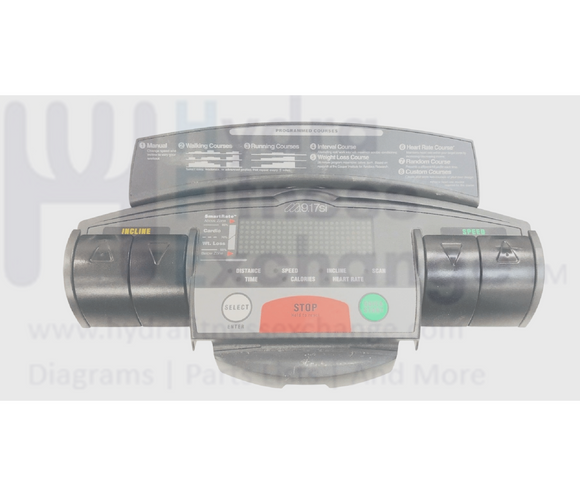 Precor Treadmill Display Console Panel 9.1x-DC-hydrafitnessparts