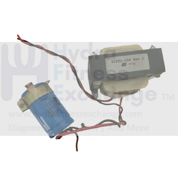 Precor Treadmill Motor Choke Transformer W/Filter Capacitor 10035-101 or 31551-103-hydrafitnessparts