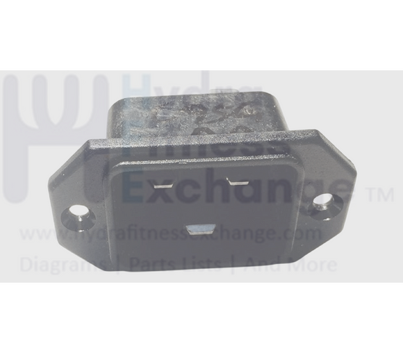 Precor Treadmill Power Cord Inlet 16/20A PPP000000045381101-hydrafitnessparts