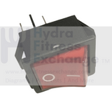 Precor Treadmill Power Switch on off Switch R5BBLKREDFF1 or PPP0000AT190006101-hydrafitnessparts
