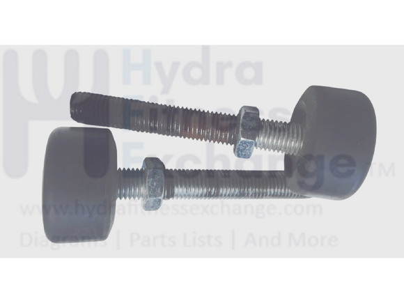 Precor Treadmill Rear Foot Level Leveler Feet 639220-501-hydrafitnessparts