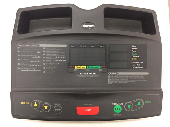 Precor Treadmill Upper Display Console 9.2x - 9.25i (2Z) 43296-102 Circuit Board + 38676-105 or 38676-101-hydrafitnessparts
