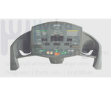 Precor Treadmill Upper Display Console Panel Circuit Board + Membrane MFR-A437AY0862-hydrafitnessparts
