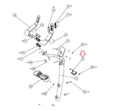 Precor UBK835-UBK 800-1 Stationary Bike Bottle Holder Bracket PPP000000300632103 or 300632-103-hydrafitnessparts