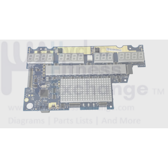 Precor Upright Recumbent Bike P80 Console PCA Board 301112-204 or 301126-105-hydrafitnessparts