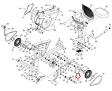 ProForm HYBRID TRAINER(WHT) PRO Elliptical Pivot Cover 372122-hydrafitnessparts