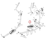 ProForm NordicTrack HealthRider Elliptical Right Foot Pedal 350463-hydrafitnessparts
