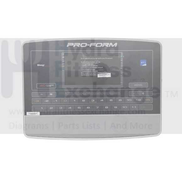 ProForm PFTL171162 Treadmill Display Console Panel 401423 Formerly 393 ...