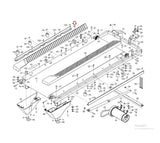 ProForm PRO 9000 2000 5000 Treadmill Left Foot Rail MFR-424306 & 428895-hydrafitnessparts