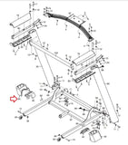 Proform Carbon T10 T7 TL Trainer 8.0 12.0 Treadmill Left Upright Cover 414648-hydrafitnessparts