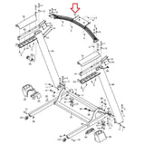 Proform Elite 900 Trainer 8.0 Treadmill Heart Rate Pulse Bottom Crossbar 416040-hydrafitnessparts