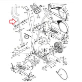 Proform HealthRider Elliptical Left Upper Handlebar Assembly 183209-hydrafitnessparts