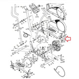 Proform HealthRider Elliptical Right Pedal Arm Bracket 201419-hydrafitnessparts