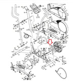 Proform HealthRider NordicTrack Schwinn Elliptical Crossbar Crank Arm 177057-hydrafitnessparts
