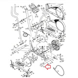 Proform NordicTrack FreeMotion Elliptical Rear Foot Stabilizer Endcap 174916-hydrafitnessparts