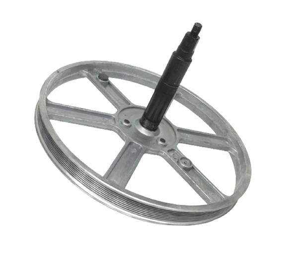 Schwinn 450 - 100217 Elliptical Crank Spindle & Pulley Assembly 004-0795-hydrafitnessparts