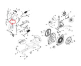 Schwinn 450 - 100217 Elliptical Lower Right Handlebar 004-7283-hydrafitnessparts
