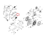 Schwinn 450 - 100217 Elliptical Ramp Roller Wheel 004-7176-hydrafitnessparts