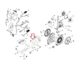 Schwinn 450 - 100217 Elliptical Rear Foot Stabilizer End Cap 004-2521-hydrafitnessparts