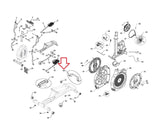 Schwinn 450 - 100217 Elliptical Rear Frame Handle 004-6668-hydrafitnessparts