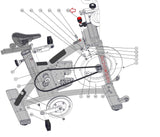 Schwinn 9-7300-QINTP0 Stationary Bike Brake Adjustment Resistance Knob 740-9205-hydrafitnessparts