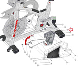 Schwinn AC Power - 9-7300-QINTP0 Stationary Bike Generator W/Out Bracket 718-622-hydrafitnessparts