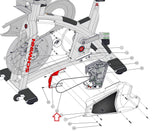 Schwinn Ac Power - 9-7300-QINTP0 Stationary Bike Round Belt 3mm x 775mm 130-1891-hydrafitnessparts