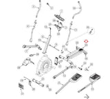 Schwinn Fitness Elliptical Rear Kit Step Service 8002324-hydrafitnessparts