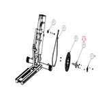 SciFit ISO1000R ISO1007 Stationary Bike Spindle Assembly P4448-hydrafitnessparts