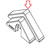 SciFit PRO100 PRO1000 Miscellaneous Cardio Foot Rest Molded Pro A2286-hydrafitnessparts