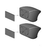 SciFit SXT7000 SXT7000E-INT SXT7000-INT Elliptical Bioflex Cushion Kit S5837-hydrafitnessparts