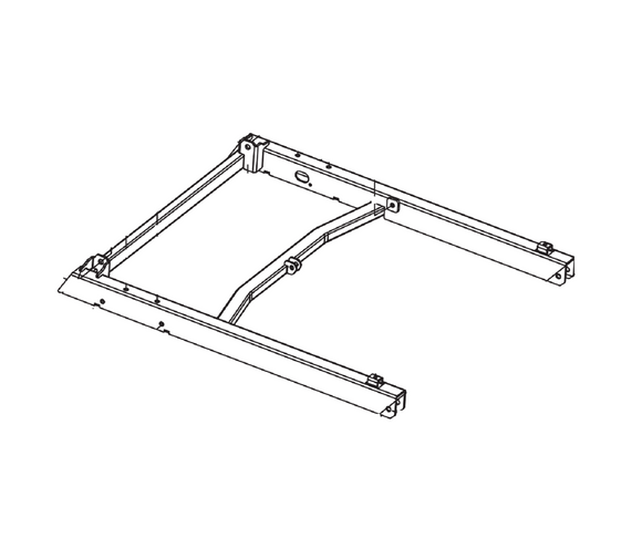 Horizon Fitness TM644 Treadmill Frame Base Set Semi Assembly 1000114481