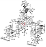 Smooth Fitness CE3.2 Elliptical Right Side Upright Bottom Cover CE3.2-004-hydrafitnessparts