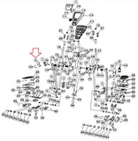 Smooth Fitness CE3.2 Elliptical Side Upright Upper Cover -2 CE3.2-008-hydrafitnessparts