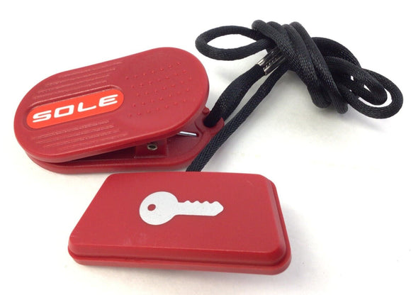 Sole F85 S77 F65 F80 F63 WF80 Treadmill Magnetic Safety Key Lanyard N100028-A5-hydrafitnessparts