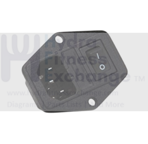 Sole Fitness E20 E25 E35 E95 E98 E55 WE35 AE25 AE95 Elliptical Power Connector On & Off Switch F030053-hydrafitnessparts