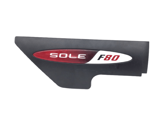 Sole Fitness F85 F80 F65 S77 Treadmill Left Logo Cover P030070-A1-hydrafitnessparts