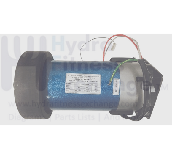 Spirit Fitness Treadmill Dc Drive Motor Set with Flywheel MFR-90V1606504 & G020031D-hydrafitnessparts