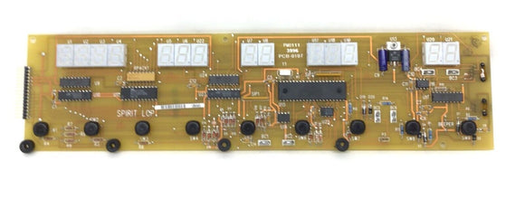 Spirit Fitness Treadmill Upper Display Console Circuit Board 5 Window PCB-0107-hydrafitnessparts