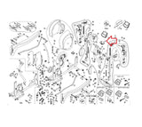 SportsArt 803 803P 805P 807P Elliptical Display Console Back Cover 805P-03-hydrafitnessparts