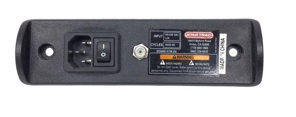 Star Trac 7140 Stationary Bike Switch Plate Power Entry 740-7398 & 740-8033-hydrafitnessparts